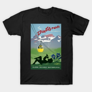 Les Diablerets, Vaud, Switzerland,Travel Poster T-Shirt